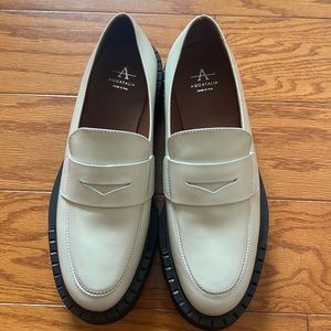 Aquatalia platform loafers